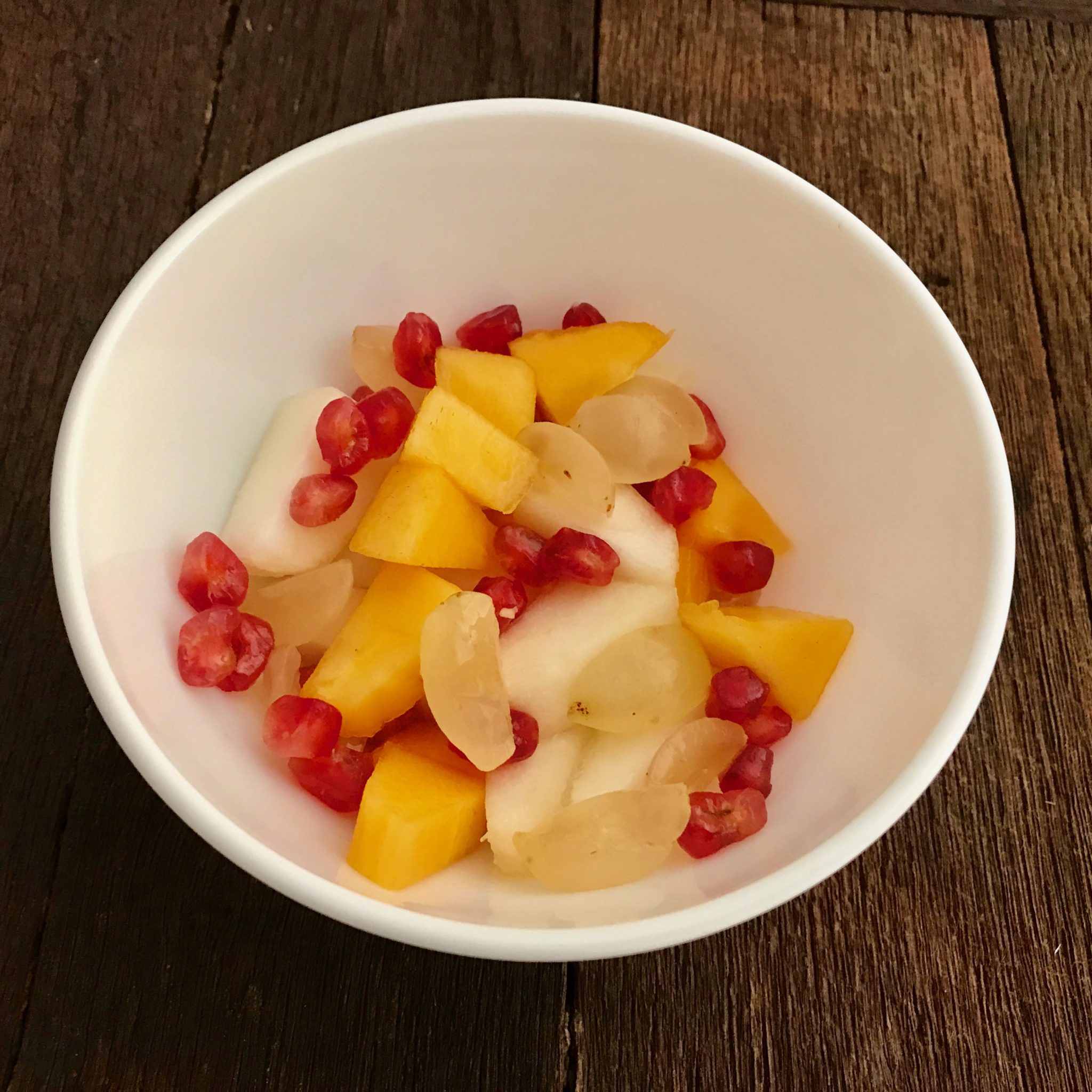 Start with a bowl of seasonal fruits