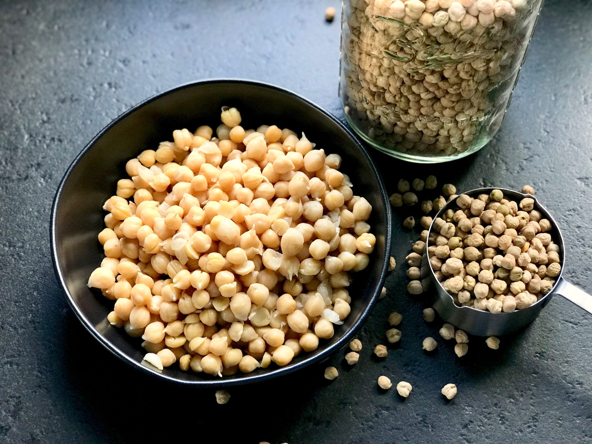 Sprouted Garbanzobeans or Chickpeas