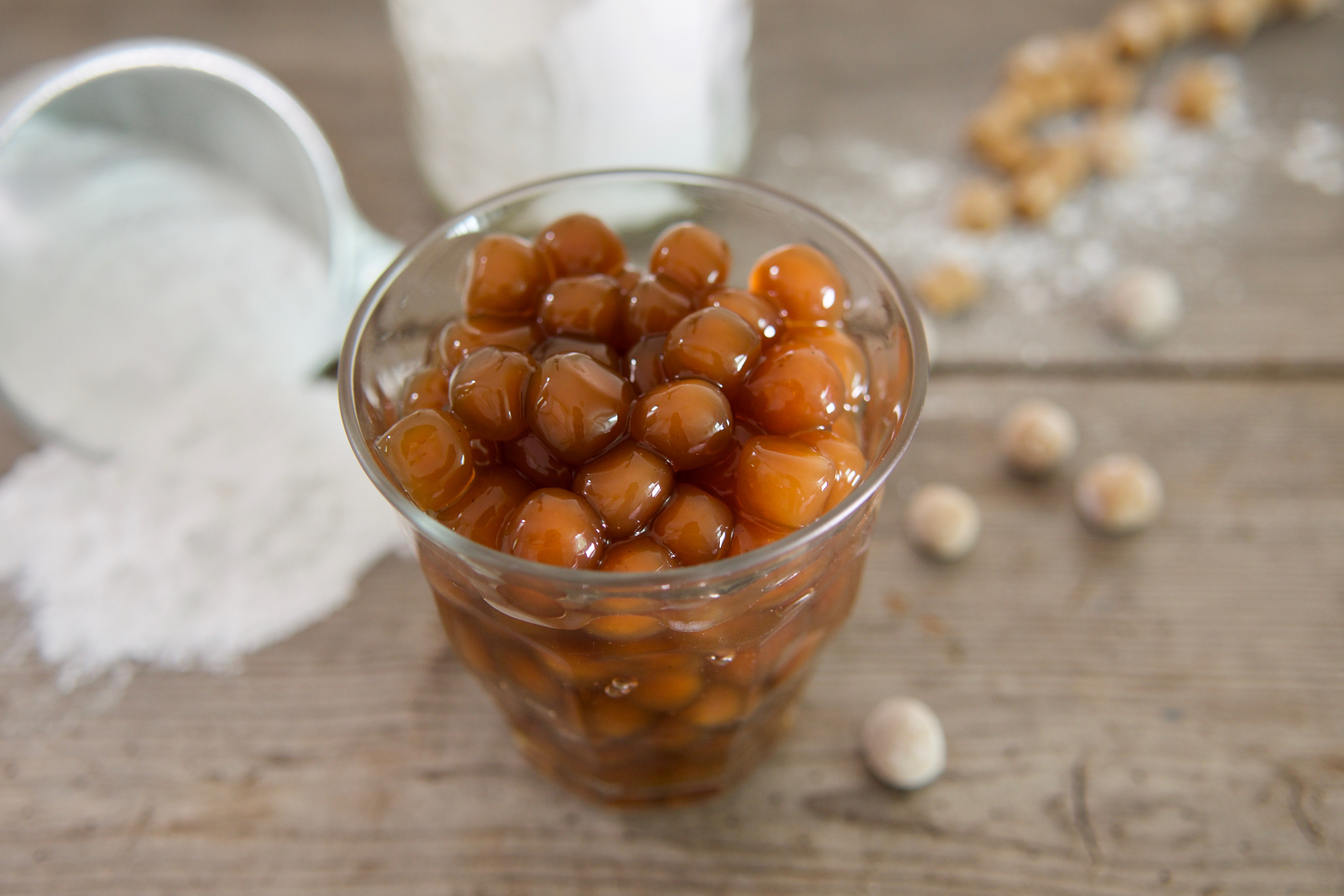 Tapioca pearls (from scratch)