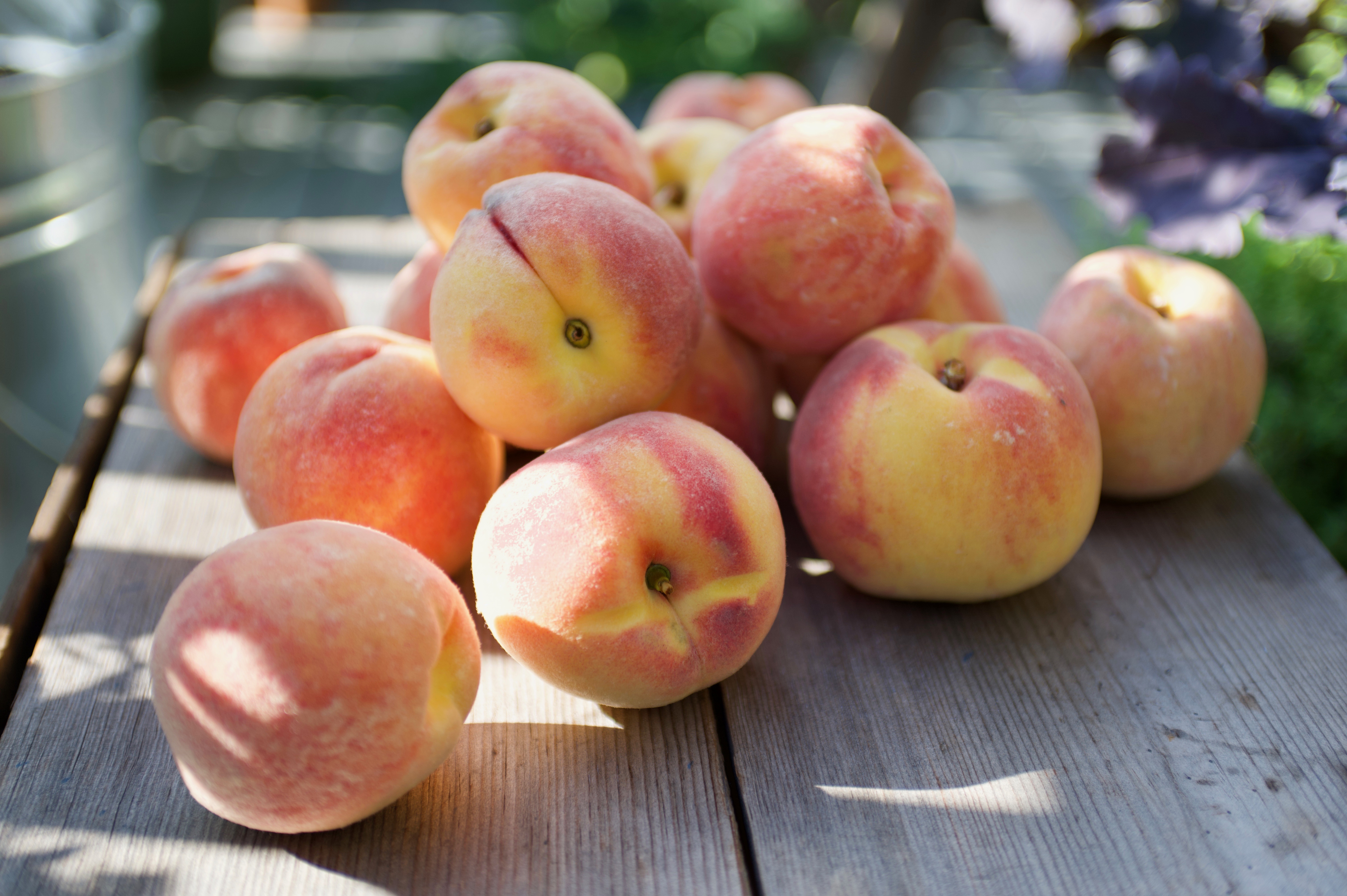 local farm- fresh peaches